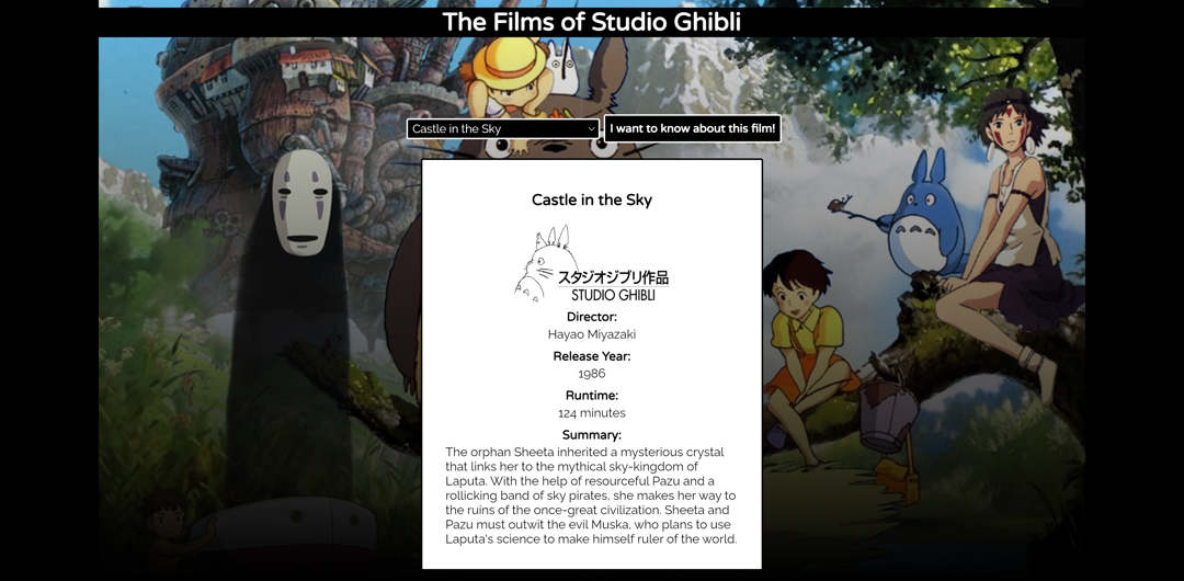 Studio Ghibli API